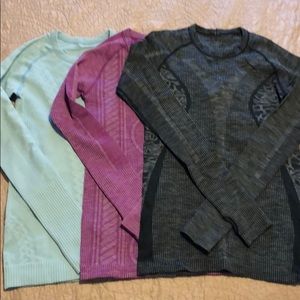 2 lululemon long sleeve shirts